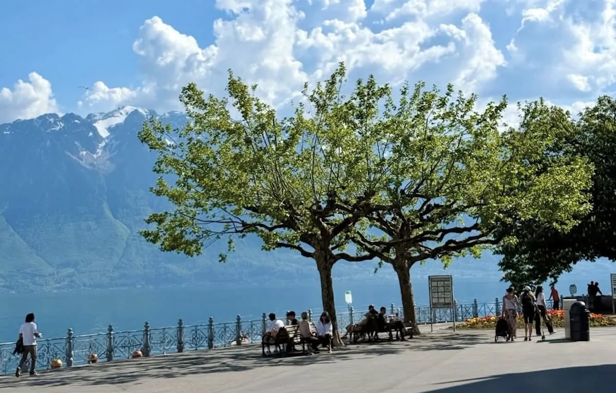 Ein Tag zum Jahresende in Vevey